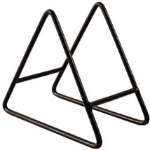 Support de dessous de verre de bureau en fer pour dessous de verre (noir)