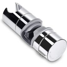 Support de Douche Réglable - Fixation chromée pour pommeau de douche 18-25 mm