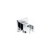 Imex - Support carré poignée de douche avec prise d'eau