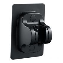 Support de Douche Mural Sans Perçage Support de Pommeau de Douche à Main Réglable pour Salle de Bain Hôtel(noir)