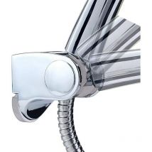 Support de douche Support mural pour douchette, chromé, angle d'inclinaison réglable de 25 mm