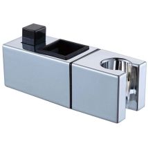Support de douche – ABS – 11,7 x 3,9 x 3,9 cm – Finition métal – VOLAVO