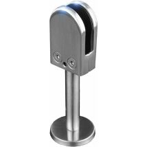 Debuns - Support de fixation en u en acier inoxydable 304 pour panneaux en verre sans cadre(100mm Rod),de