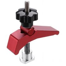 Forehill - Support de goulotte de bloc de pressage de table de travail du bois en alliage d'aluminium pur