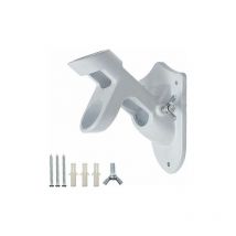 Support de mât de Drapeau Réglable Porte-Drapeau Base De Mât De Drapeau en Aluminium avec Deux Positions pour Poteaux De Drapeau d'un Diamètre De 1'