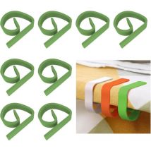 Support de nappe de jardin 8 pièces, support de nappe épais, support de nappe, vert