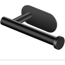 Support de papier toilette mural, support de papier toilette adhsif, toilettes noires