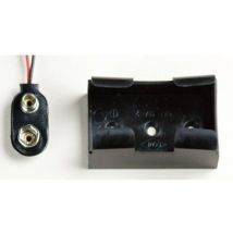 Takachi - BH9V2 Support de pile 1x 6LR61 (9 v) raccordement par empreinte pile 9V, raccordement par fils (l x l x h) 49.3 x 29.2 x 20 mm C688441