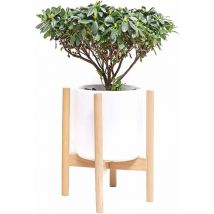 Support de Plante, Support de Plante Réglable, Support de Pot de Plante en Bois, Cadre de Pot de Fleur en Bois, Étagère de Support de Plante en Pot