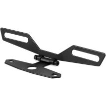 Support de Plaque Moto,Universel Support de Montage de Plaque D'immatriculation Réglable Support de Lampe Feu Arrière pour Moto vtt