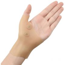 Support de poignet de pouce (paquet de 2), gant sans doigts en gel élastique pour soulager la douleur, attelle de compression de poignet étanche pour