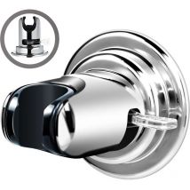 Readcly - Support de douche, pommeau de douche à main puissant et remplaçable, support à ventouse mural amovible et réglable universel, plastique abs