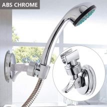 Yzmrbdqc - Support de pommeau de douche ventouse, support de douche réglable ventouse de salle de bain avec support de douche rotatif à 360° pour