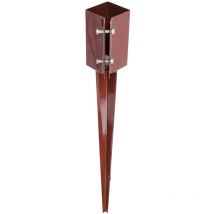 Fixman - support de poteau à planter 75 x 75 x 750 mm 721020