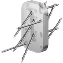 Wovar - Support De Poteau Pour Fixation Invisible 50 X 80 Mm - Par Set