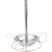 Feiyue - Support de poulet en acier inoxydable, support vertical en acier pour rôtissoire, plaque de cuisson, grille pour rôtissoire pour camping en