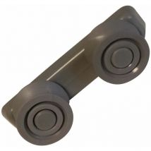 Support roulette de panier (34420632) Lave-vaisselle CONTINENTAL EDISON, CURTISS, FAR, GENERISS, LAZER, OCEANIC, PROLINE, TECNOLEC, THOMSON, URANIA,