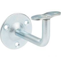 Torbel - Support de rampe coudé à visser fixe Zingué blanc - Diamètre (mm) 10