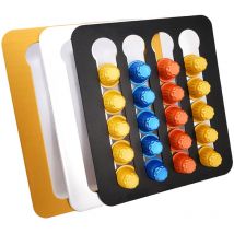 Support de rangement mural pour 24/40 capsules, mini-capsules de café, support tour pour cuisine, noir