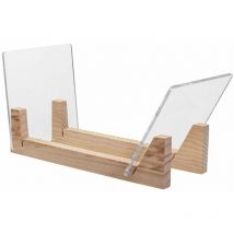 Jormftte - Support de rangement pour disques en vinyle – Empile jusqu'à 50 albums, disques vinyles de 7 ou 12 pouces