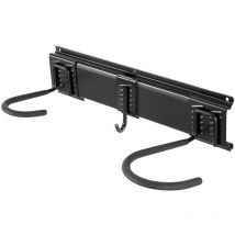 Mophorn - Support de rangement pour vélos 4 vélos et 2 casques, montage mural, 32 pouces, personnalisable, réglable, jusqu'à 200 lb, gain de place