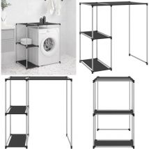 Support de rangement sur la machine à laver Noir 87x55x90,5 cm - étagère de rangement - étagères de rangement - Home & Living - Noir