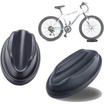 Tigrezy - Support de Roue Avant Vélo(2 pièces) pour Hometrainer, Support de stabilisateur de Roue pour Support Stabiliser Le Support pour