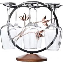 Support de séchage autonome en métal pour verres à vin, décoration de bar de cuisine, présentoir multifonction, support de rangement pour table