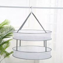Support de Séchage de Vêtements Pliable Sèche-linge à Accrocher Niveaux Pliable en Filet Séchage Net Etendoir Pliant Etendoir Suspendre Vêtements