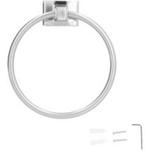 Support de sèche-cheveux,Porte-serviettes mural brossé, porte-serviettes, matériel pour usage domestique et salle de bain Rapanda