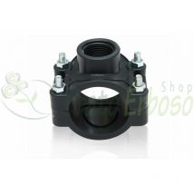 Support de sortie pn 16 avec des vis zingué 25 x 1/2