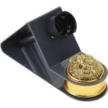 Support pour fer à souder Nimo – Nettoyeur à sec en copeaux de cuivre – Antidérapant – Compatible avec fers standards – Puissance, Tension électrique,