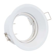 Support de spot Orientable Basse Luminance Ø85mm Miidex Lighting blanc