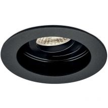 Support de spot Beta R3 rond noir MR16 GU10/GU5.3