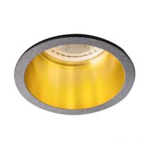 Support de Spot Encastrable Rond spag d Noir-Or