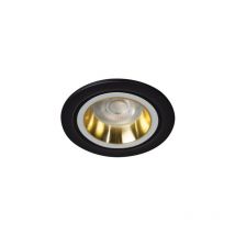Support de spot Rond noir et or feline dso GU10/GU5.3