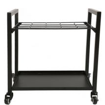 Eosnow - Support de stockage de plans à 20 fentes, chariot porte-fichiers en rouleau de plans, support de plans en métal avec roues pour le bureau et