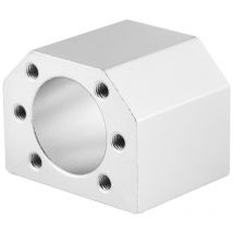 Support de support d'écrou, support de vis à billes lisse en alliage d'aluminium de 28 mm de diamètre, durable pour le tour CNC d'impression 3D