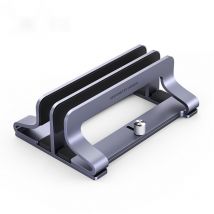 Support de support, support pour ordinateur portable, tablette, aluminium, vertical, argent