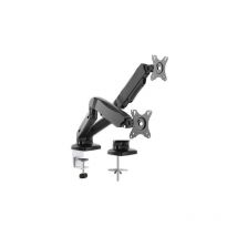 Icy Box - IB-MS304-T x2 Support de table pour écran 25,4 cm (10') - 68,6 cm (27') noir inclinable, mobile, rotatif, réglable en hauteur R454881