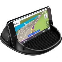 Support de téléphone de voiture, solidement fixé dans la grille d'aération, universel, solide et sûr, de haute qualité, noir