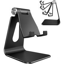 Fei Yu - Support de téléphone portable réglable, compatible avec tous les téléphones portables - Noir