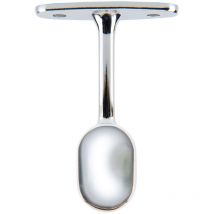 Support de terminal ovale chromé pour 2 pc Stor Planet