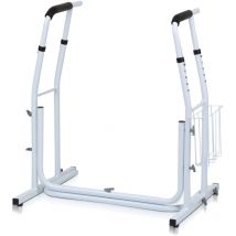 Tolletour - Support de toilettes. support de toilettes avec panier de rangement. cadre de support de toilettes. aide de support