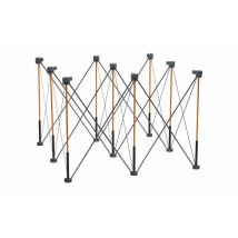 Support De Travail Pliable Bora Centipede Tall – 1219 X 1219 Mm – Hauteur 914 Mm – Avec Sangle De Transport - 1219 Mm