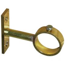Support pour tube de penderie rond laitonné Ø18MM Duval 52-0933-1186
