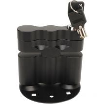Basetbl - Support De Verrouillage Pour Pack De Carburant, Serrure à Clé, Serrure De Montage Avec Base De Plaque De Support Et 2 Clés, Compatible Avec