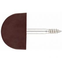 200 clous , support de vitrine marron, nylon - grand