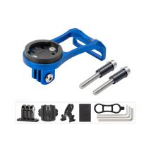 Support d'extension de lampe de poche pour ordinateur de vélo Support avant étendu pour base de montage de guidon de vélo GoPro