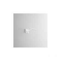 Support en métal blanc mat pour transformer cage en applique